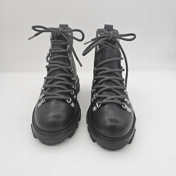 Rag & Bone Shiloh Biker Leather Boots Black Size 40 EU - Picture 8 of 12